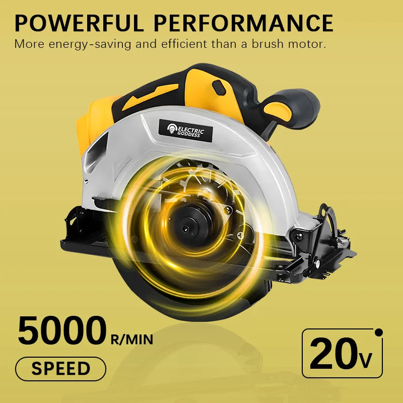 Serra Circular 7 Pol 20V 5000RPM Brushless 45° - D.M.A Loja Tech
