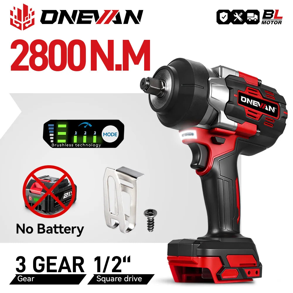 Chave Impacto 2800Nm 1/2" Brushless Monstra - D.M.A Loja Tech
