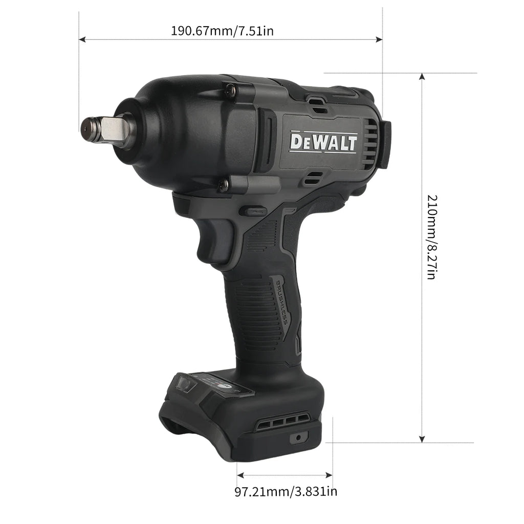 Chave Impacto DeWalt DCF90M 20V 130Nm Compacta - Só Corpo - D.M.A Loja Tech