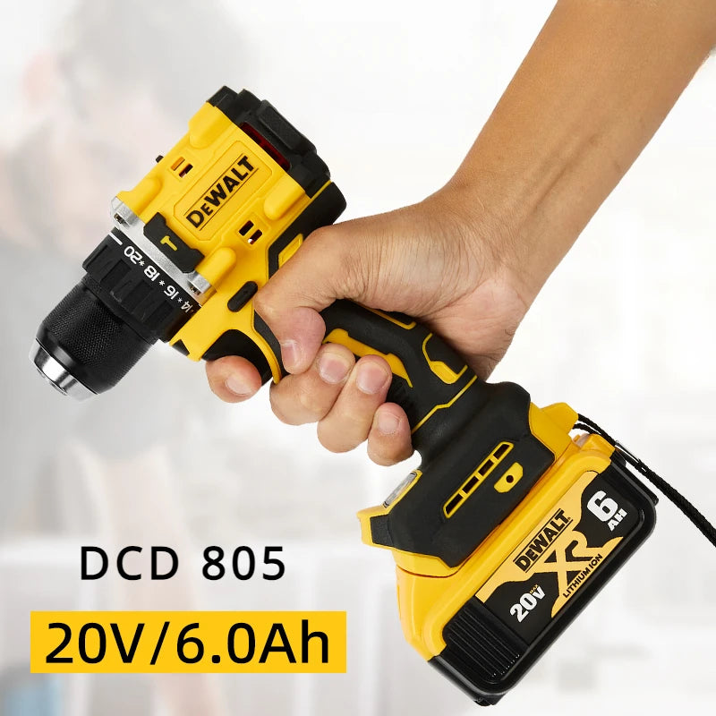 Parafusadeira DCD805 20V Brushless Compacta - Só Corpo - D.M.A Loja Tech